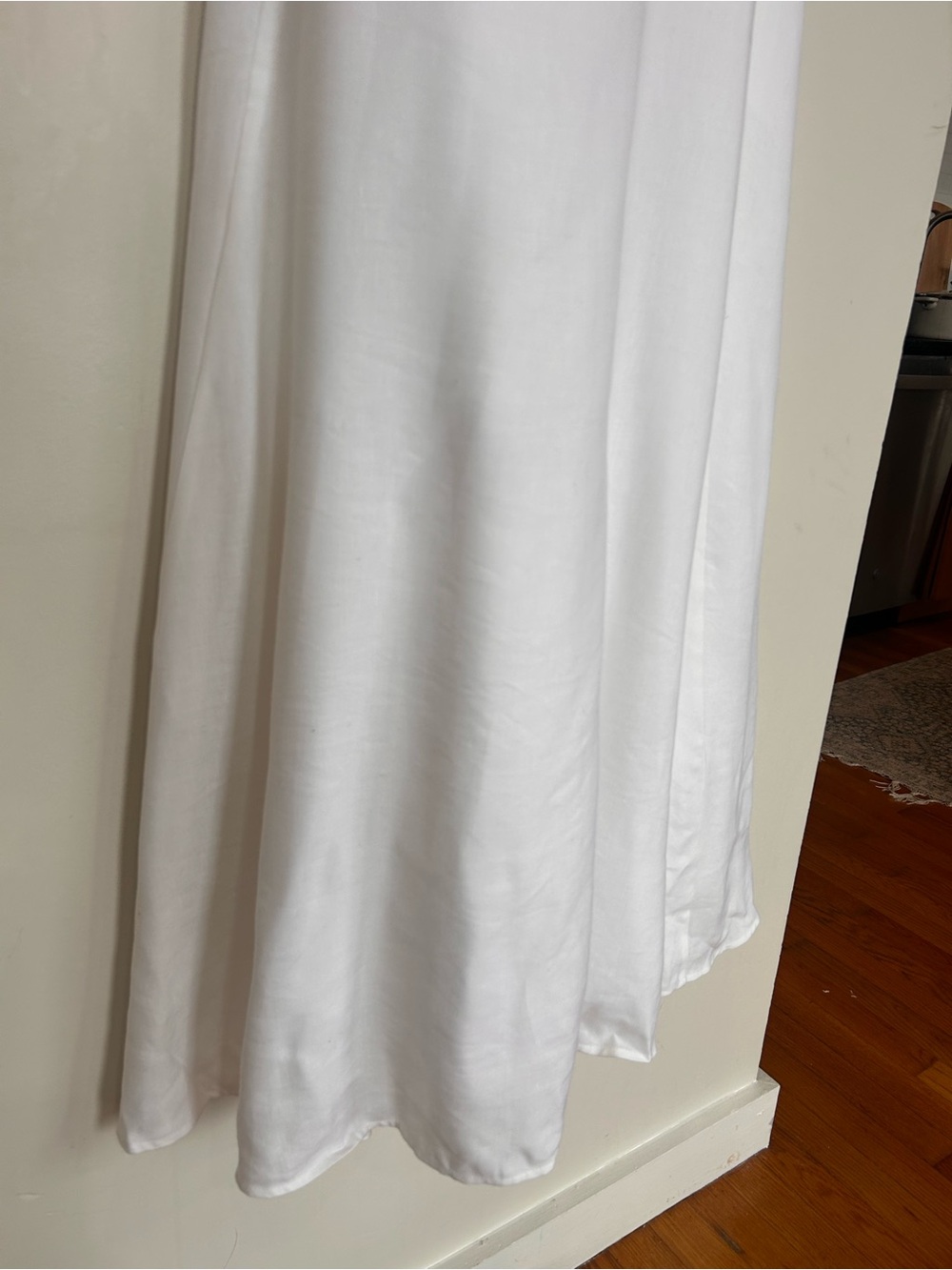 Favorite Daughter Strapless White Linen Midi Dress NWT - Picture 7 of 11